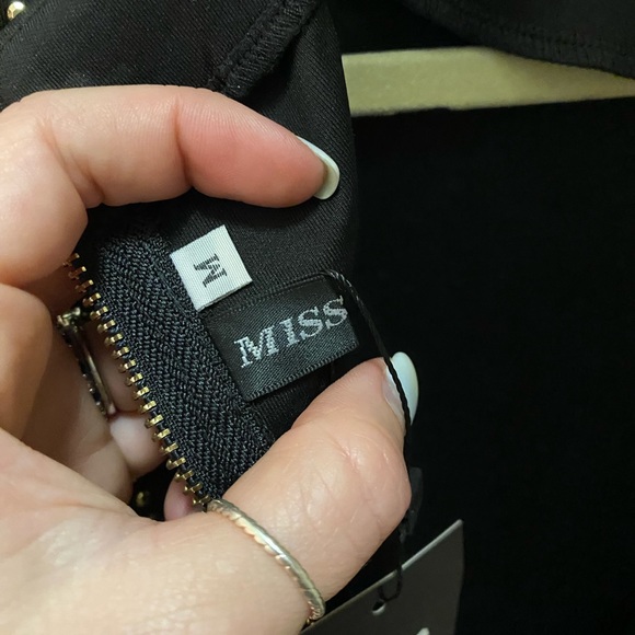 Miss Ord Apparel Black Embellished Bodycon Dress - Picture 5 of 6